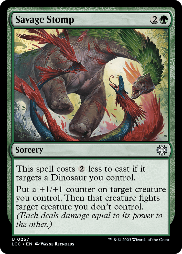 {R} Savage Stomp [The Lost Caverns of Ixalan Commander][LCC 257]