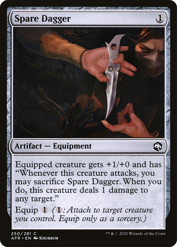 {C} Spare Dagger [Dungeons & Dragons: Adventures in the Forgotten Realms][AFR 250]
