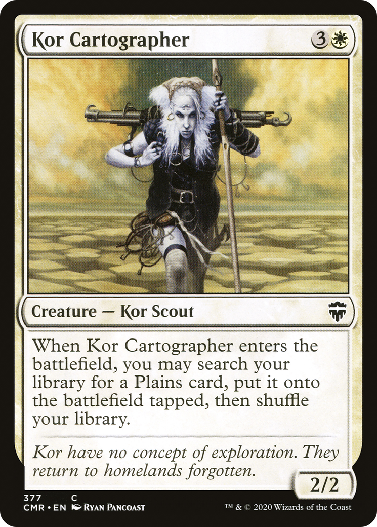 {C} Kor Cartographer (377) [Commander Legends][CMR 377]