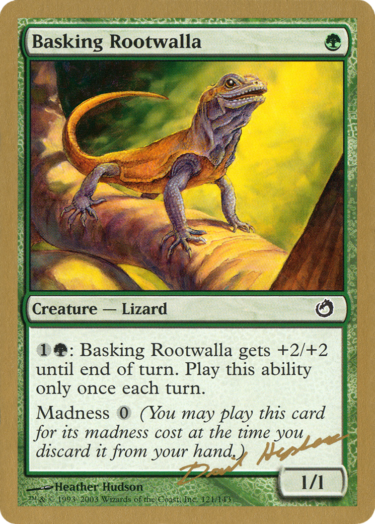 {C} Basking Rootwalla (Dave Humpherys) [World Championship Decks 2003][GB WC03 DH121]