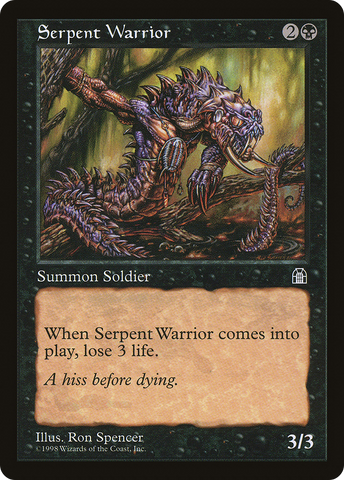 {C} Serpent Warrior [Stronghold][STH 069]