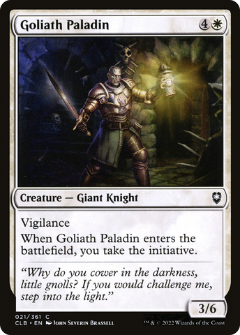 {C} Goliath Paladin [Commander Legends: Battle for Baldur's Gate][CLB 021]