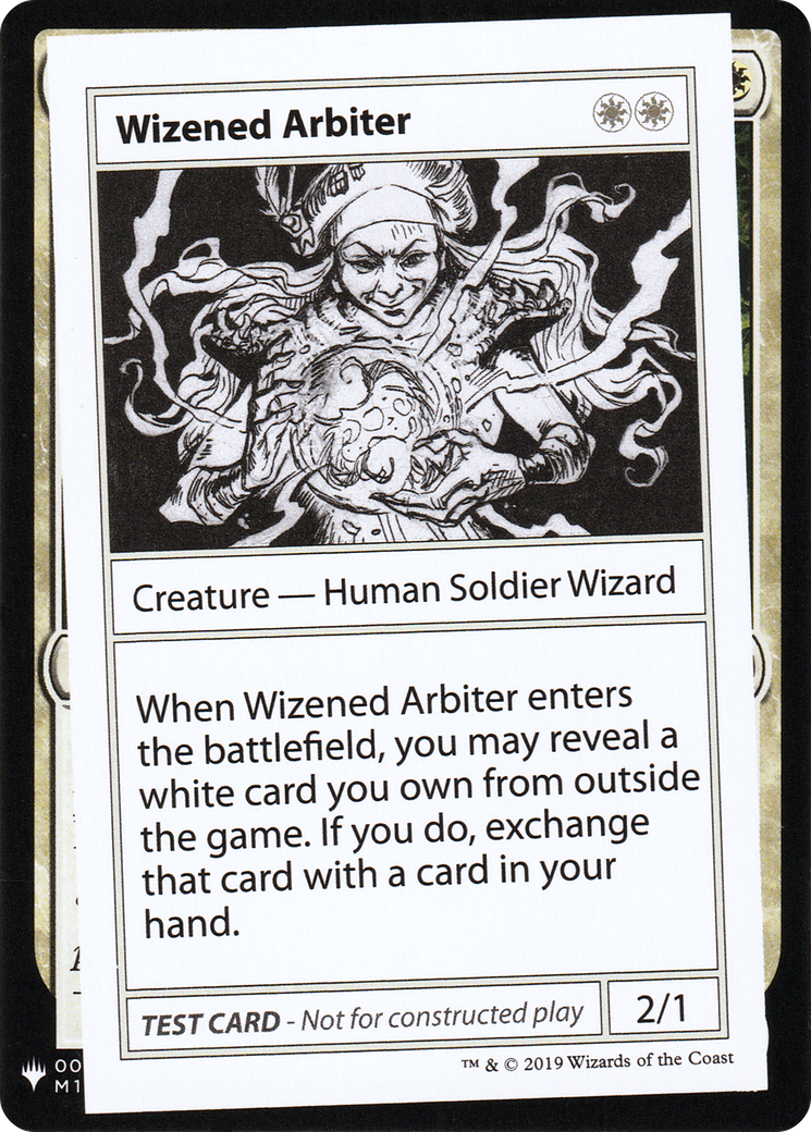 {R} Wizened Arbiter [Mystery Booster Playtest Cards][CON CMB1 014]