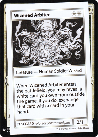{R} Wizened Arbiter [Mystery Booster Playtest Cards][CON CMB1 014]