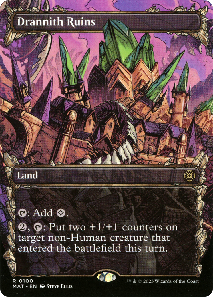 {R} Drannith Ruins (Showcase) [March of the Machine: The Aftermath][MAT 100]