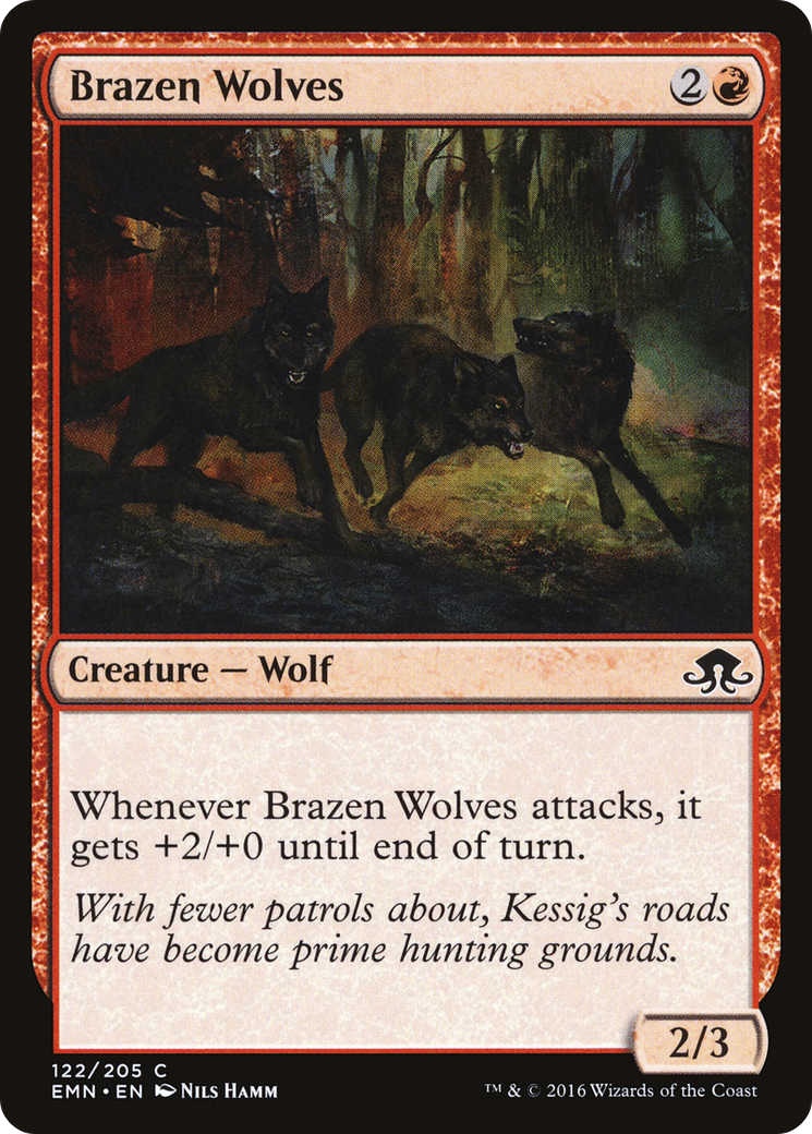 {C} Brazen Wolves [Eldritch Moon][EMN 122]