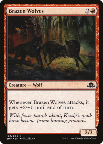 {C} Brazen Wolves [Eldritch Moon][EMN 122]