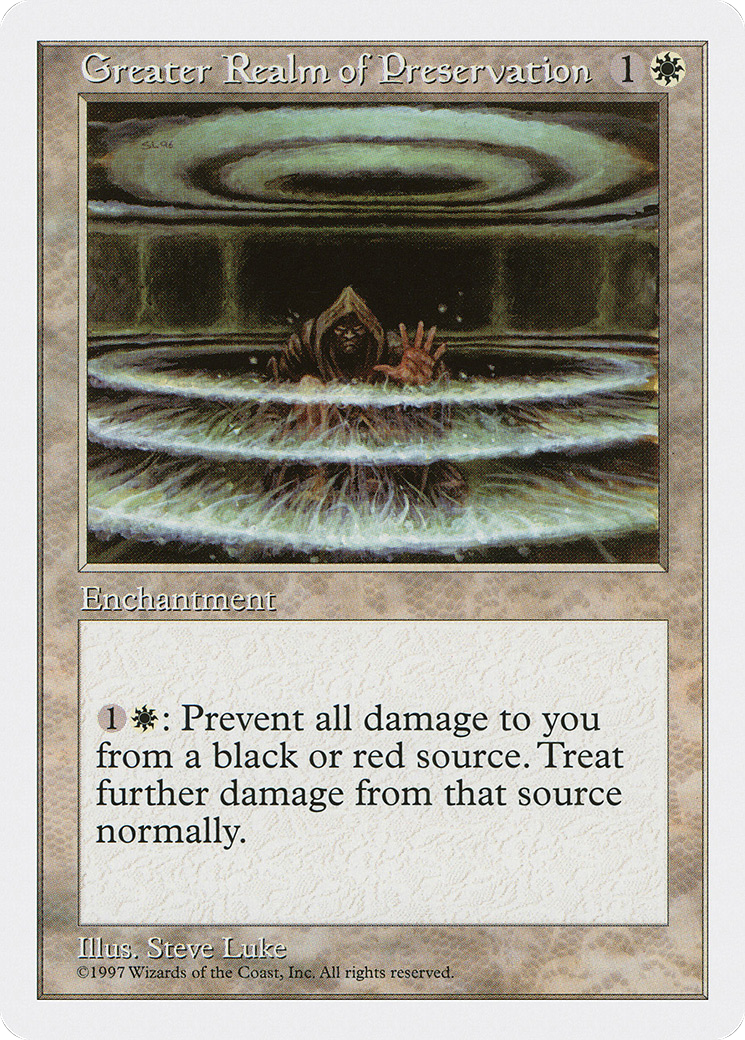 {C} Greater Realm of Preservation [Fifth Edition][5ED 031]