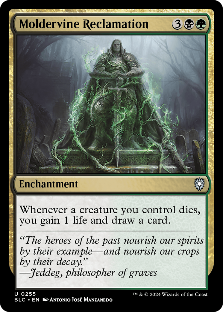 {C} Moldervine Reclamation [Bloomburrow Commander][BLC 255]