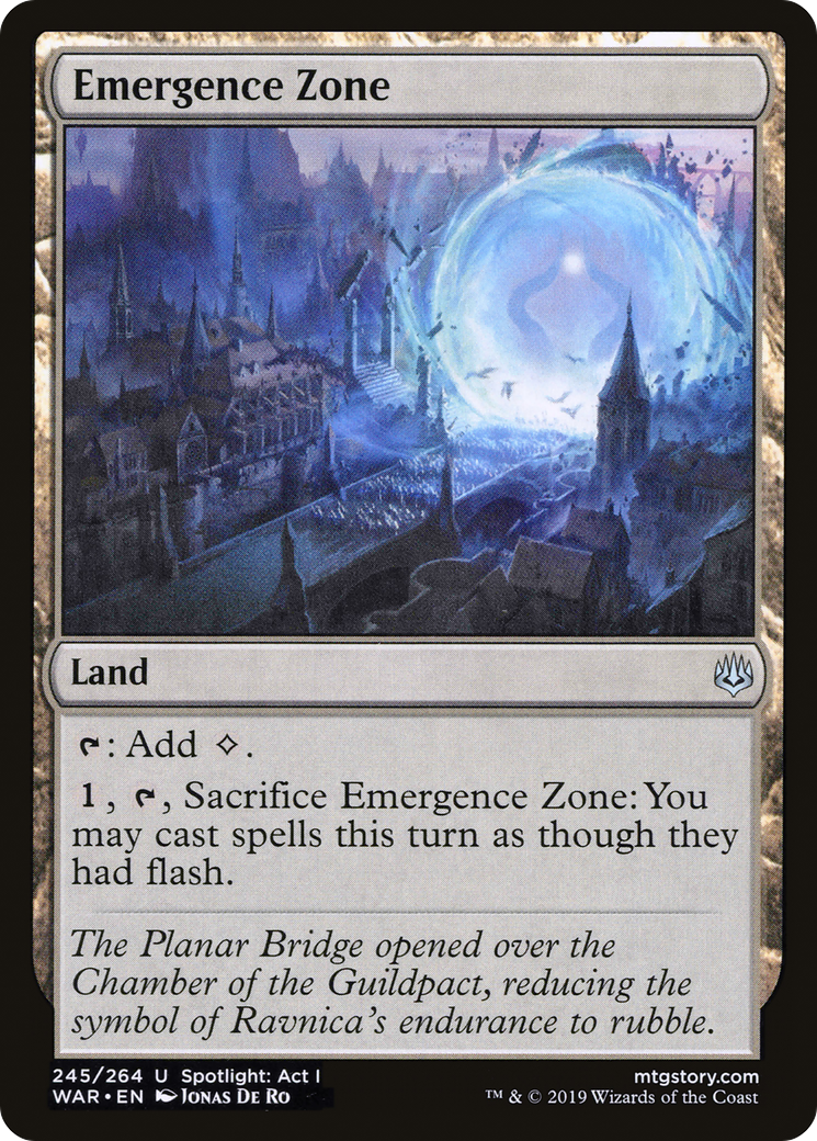 {C} Emergence Zone [War of the Spark][WAR 245]