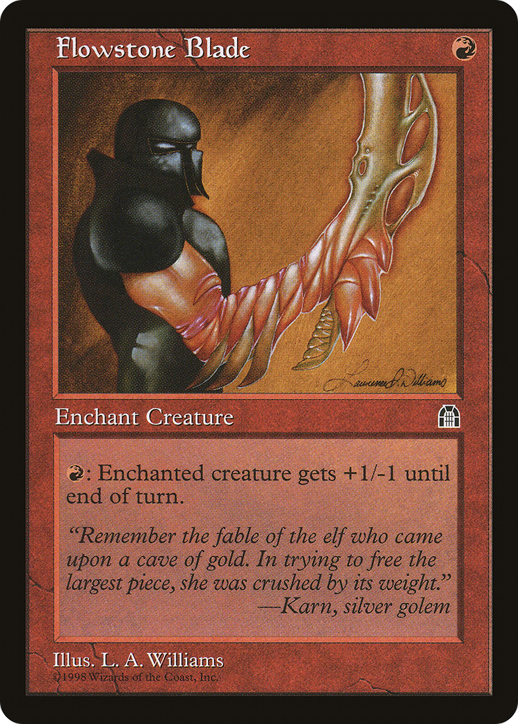 {C} Flowstone Blade [Stronghold][STH 083]