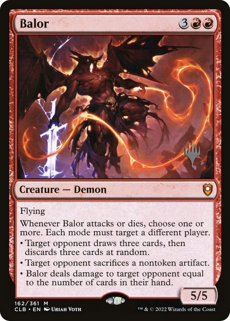 {R} Balor (Promo Pack) [The Lost Caverns of Ixalan Promos][PP CLB 162]