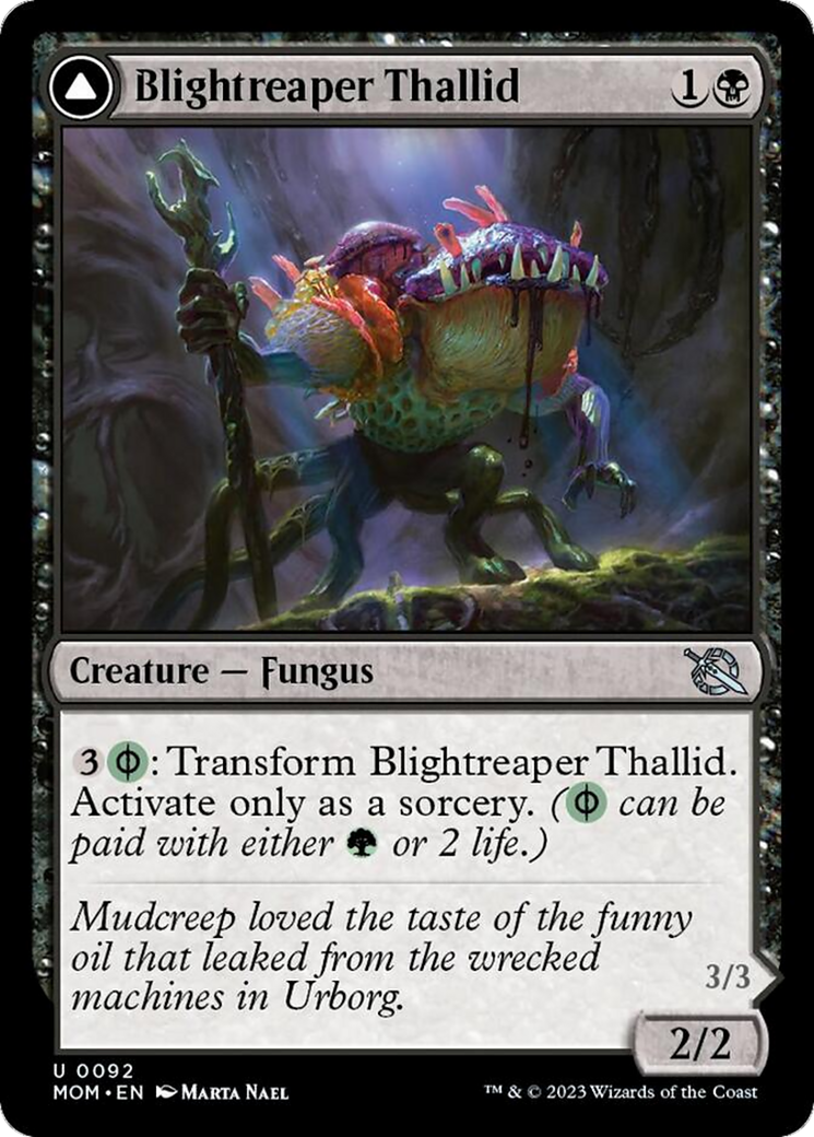 {C} Blightreaper Thallid // Blightsower Thallid [March of the Machine][MOM 092]