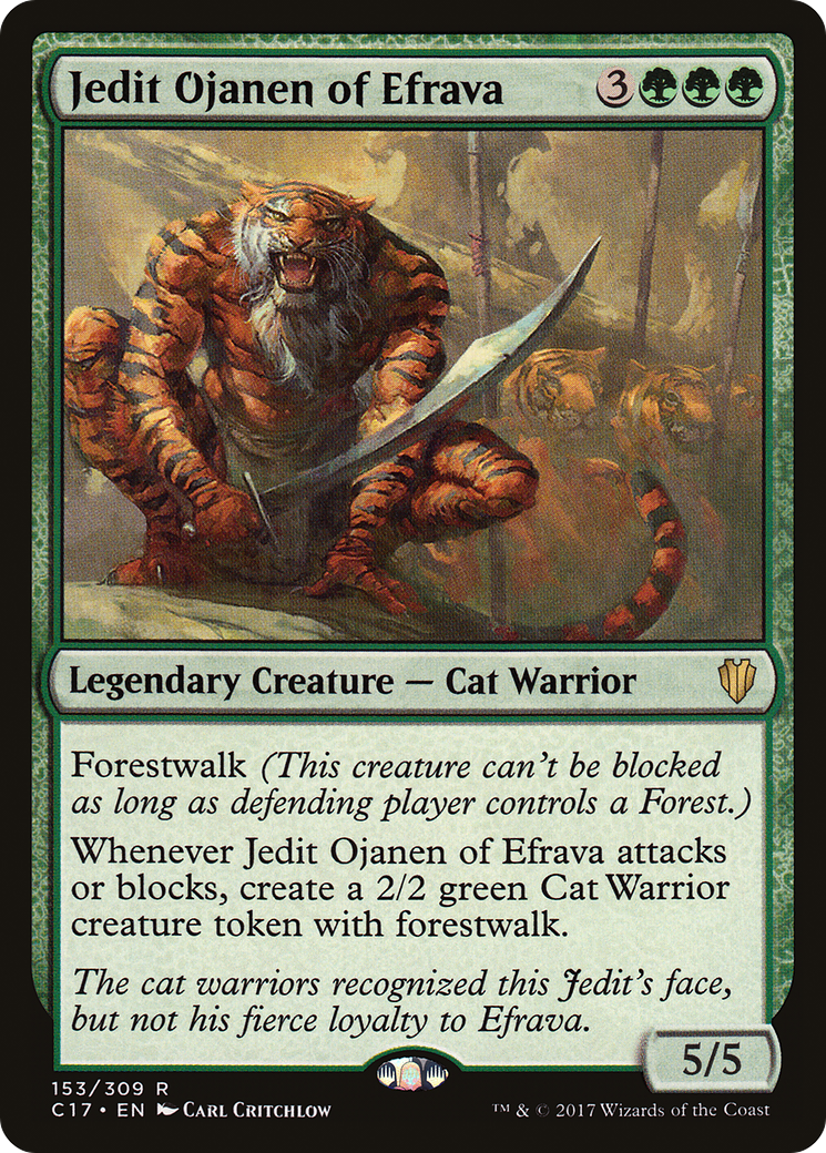 {R} Jedit Ojanen of Efrava [Commander 2017][C17 153]