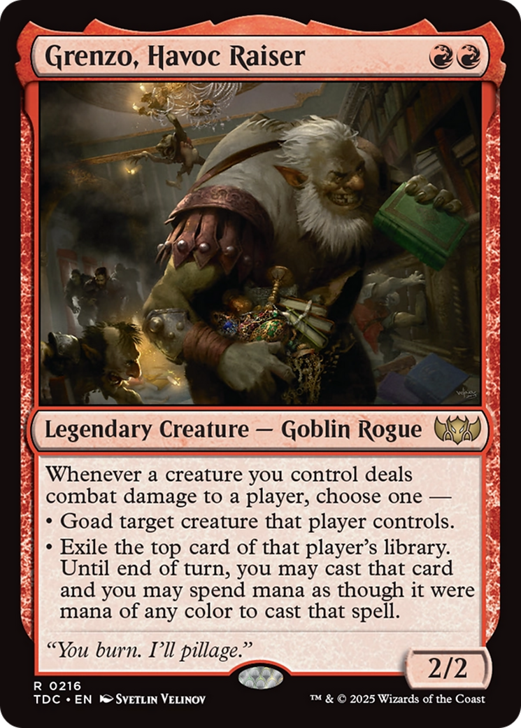 {R} Grenzo, Havoc Raiser [Tarkir: Dragonstorm Commander][TDC 216]