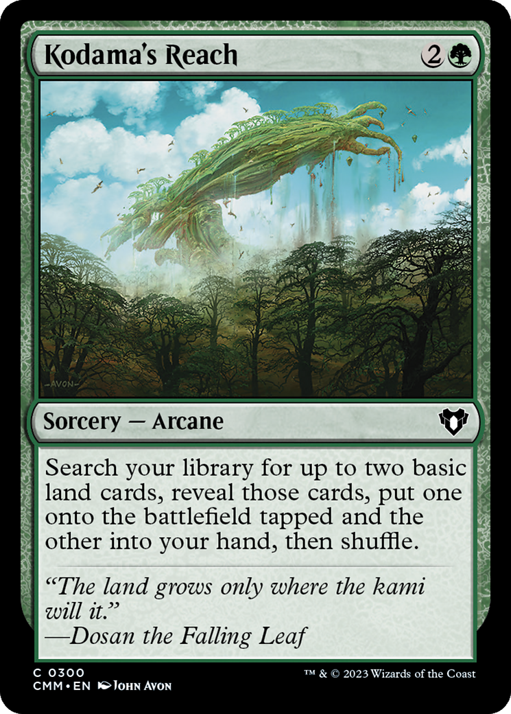 {C} Kodama's Reach [Commander Masters][CMM 300]