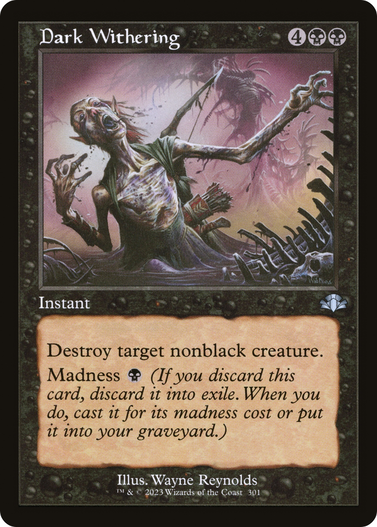 {C} Dark Withering (Retro) [Dominaria Remastered][DMR 301]