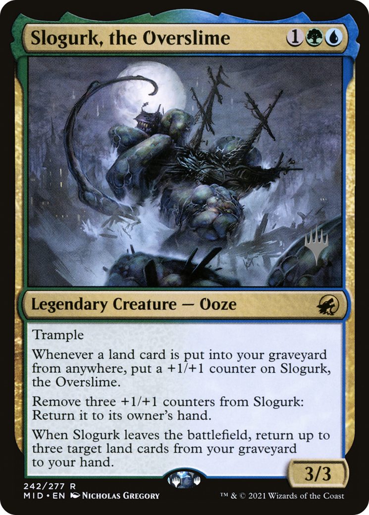 {R} Slogurk, the Overslime (Promo Pack) [Innistrad: Midnight Hunt Promo Pack][PP MID 242]