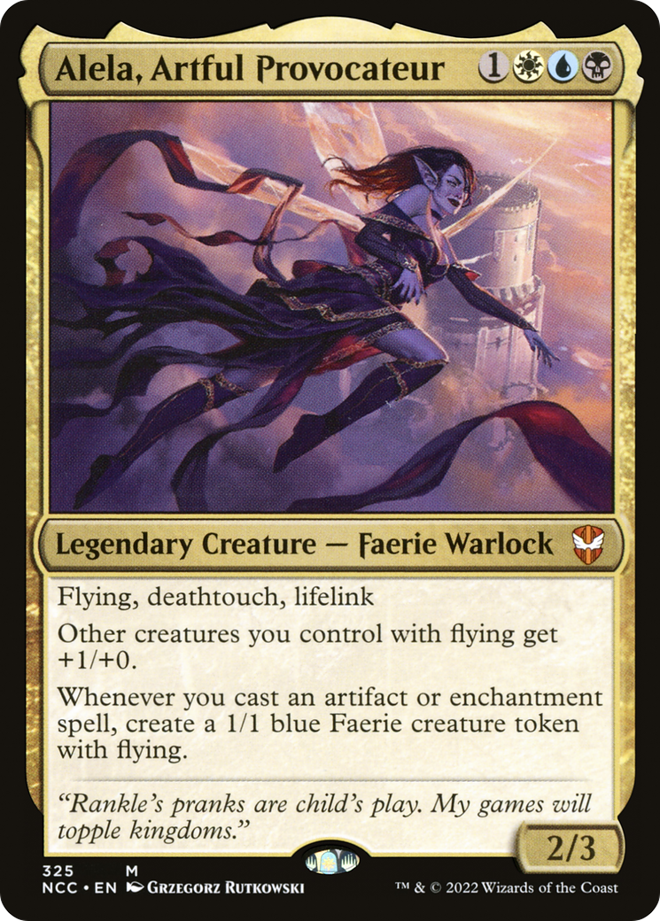 {R} Alela, Artful Provocateur [Streets of New Capenna Commander][NCC 325]
