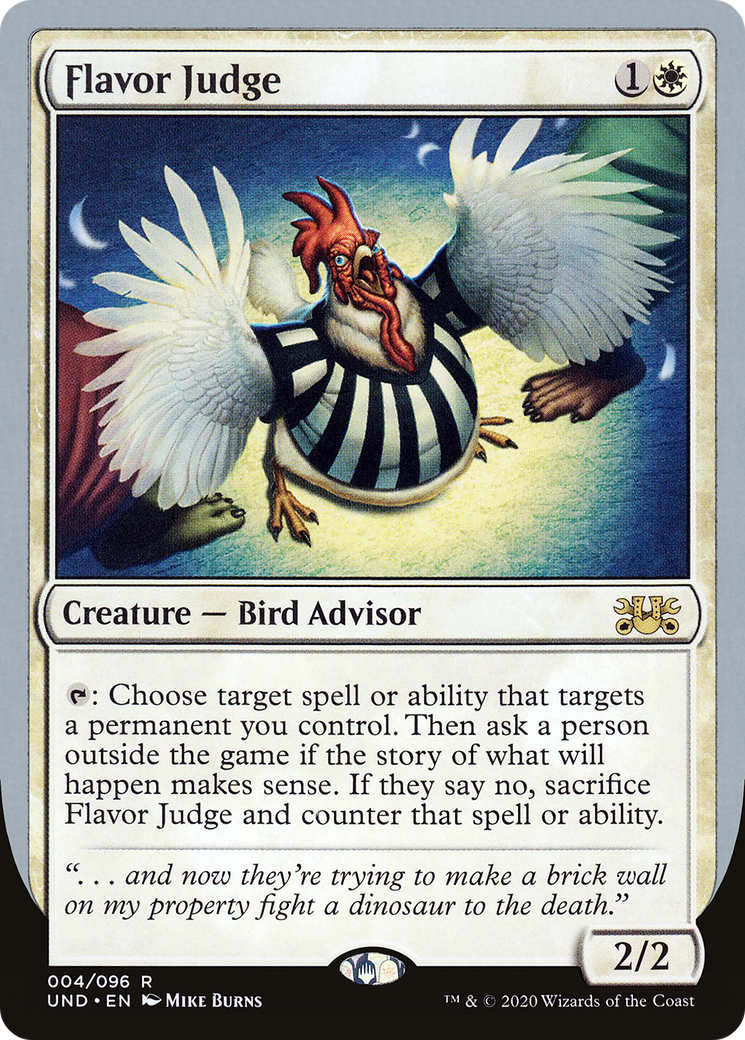 {R} Flavor Judge [Unsanctioned][UND 004]