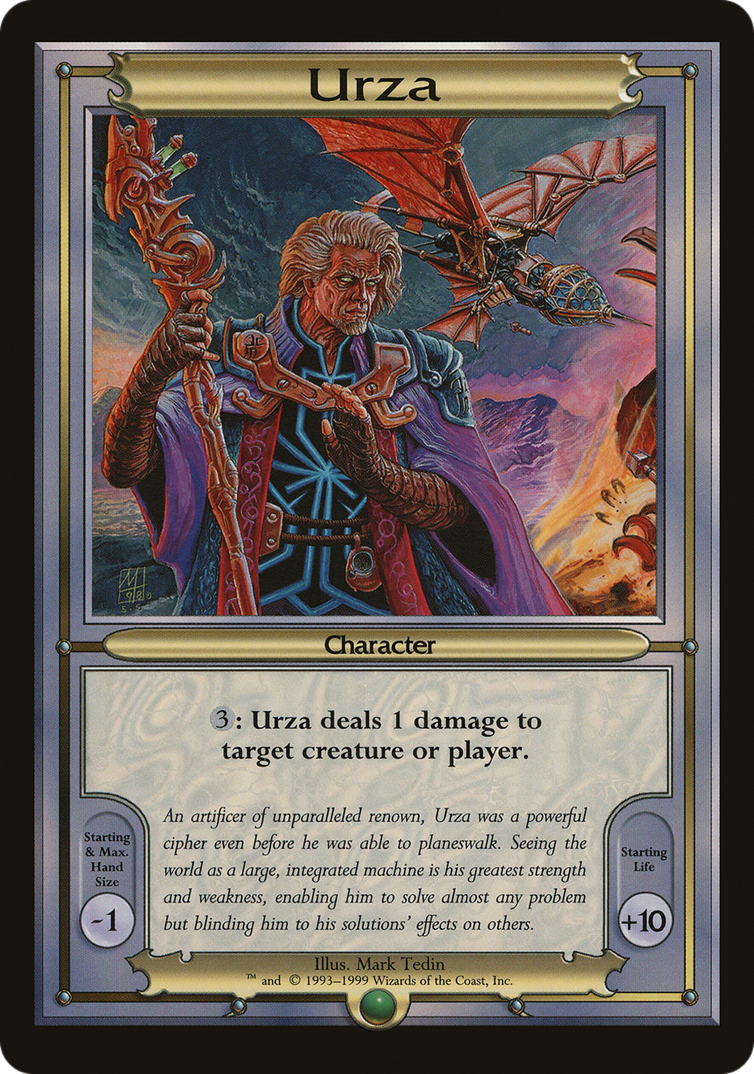 {O} Urza [Vanguard Series][OVR PA PVAN 407] - Misty Mountain Games