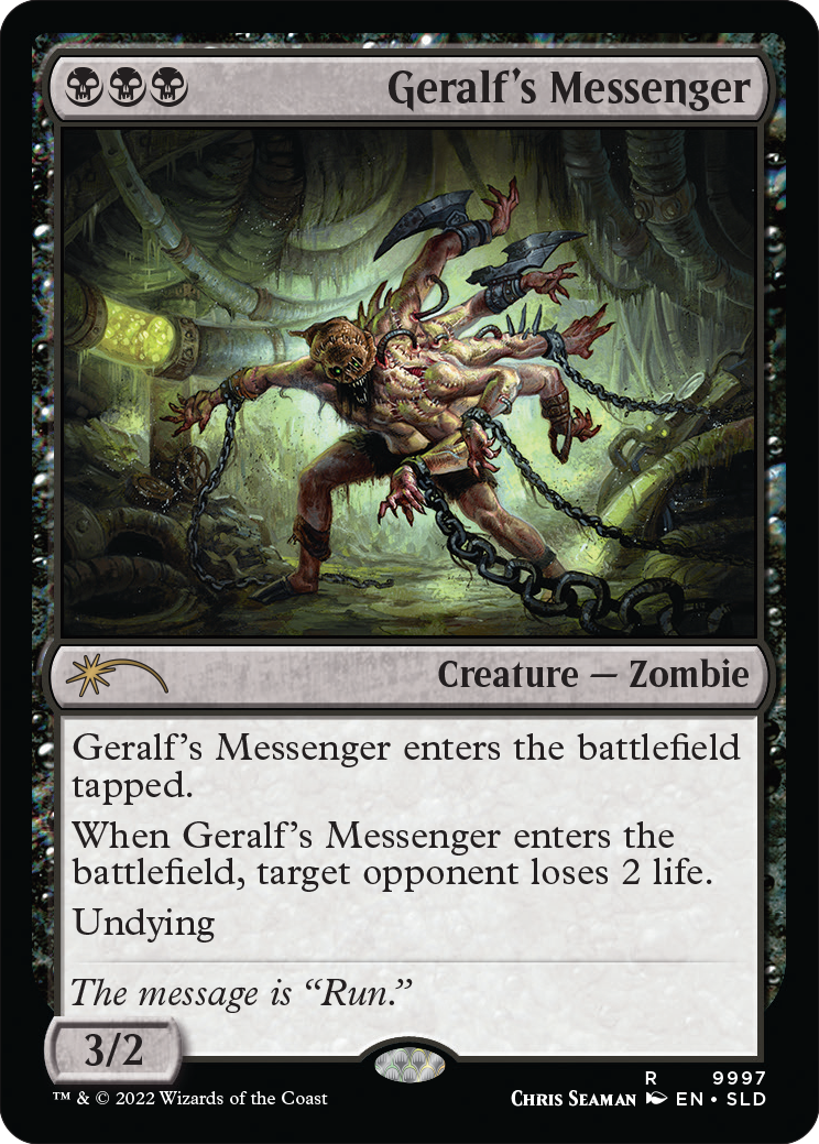 {R} Geralf's Messenger [Secret Lair Drop Series][SLD 9997] - Misty Mountain Games