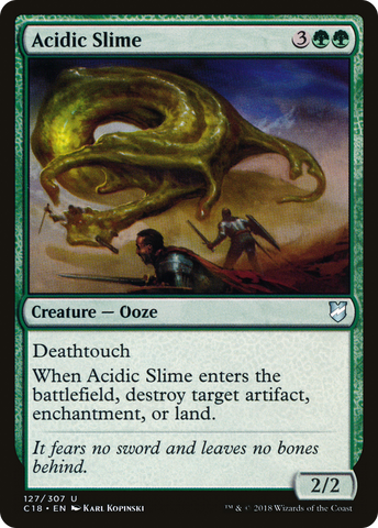 {C} Acidic Slime [Commander 2018][C18 127]