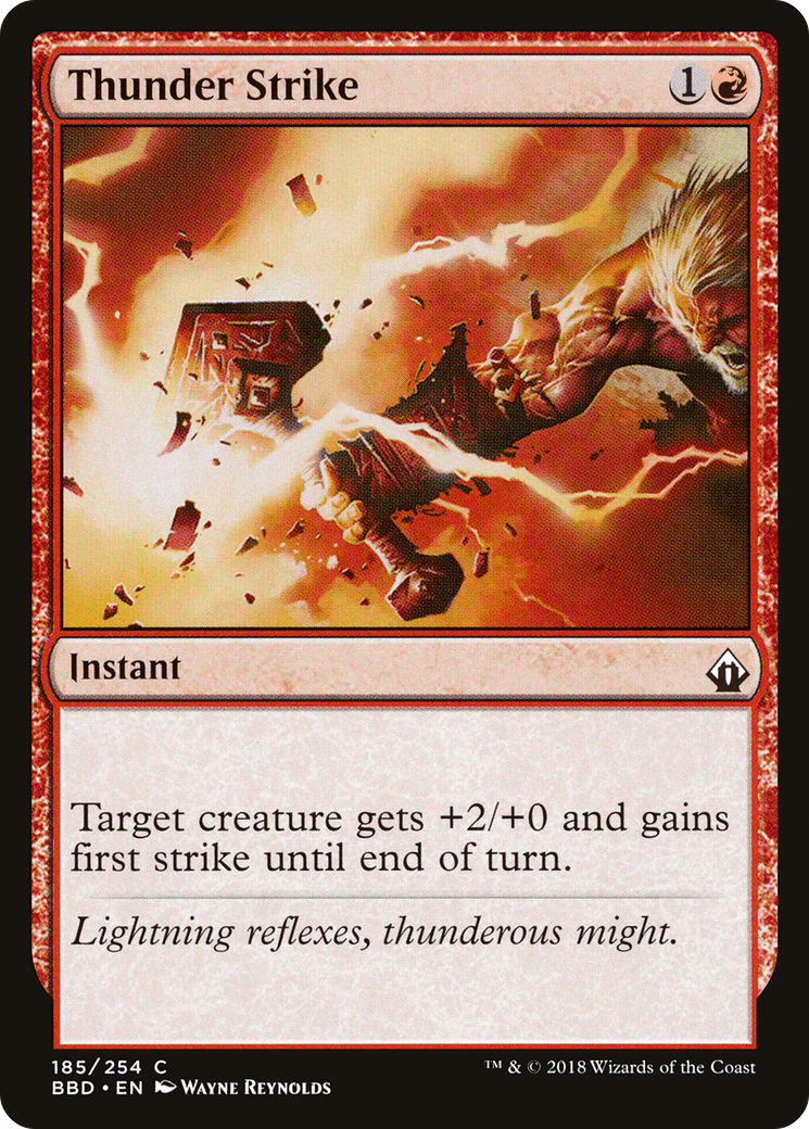 {C} Thunder Strike [Battlebond][BBD 185]
