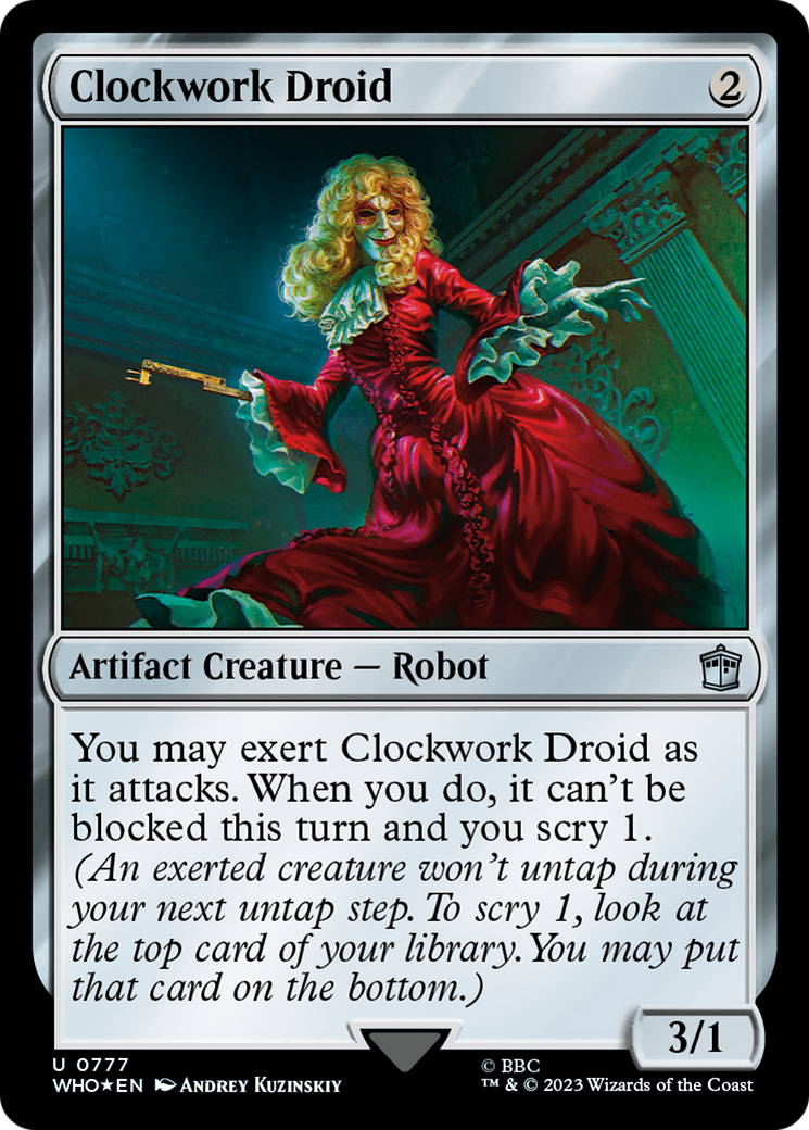 {C} Clockwork Droid (Surge Foil) [Doctor Who][WHO 777]