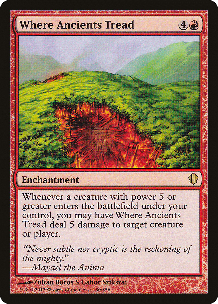 {R} Where Ancients Tread [Commander 2013][C13 130] - Misty Mountain Games