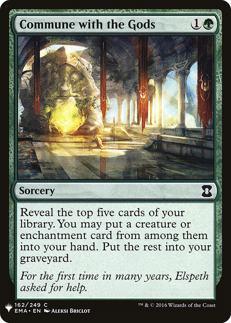 {C} Commune with the Gods [Mystery Booster][LS EMA 162]