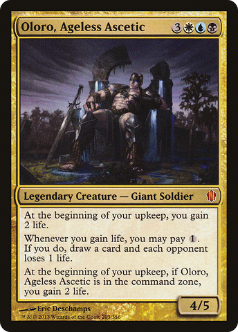 {R} Oloro, Ageless Ascetic [Commander 2013][C13 203]