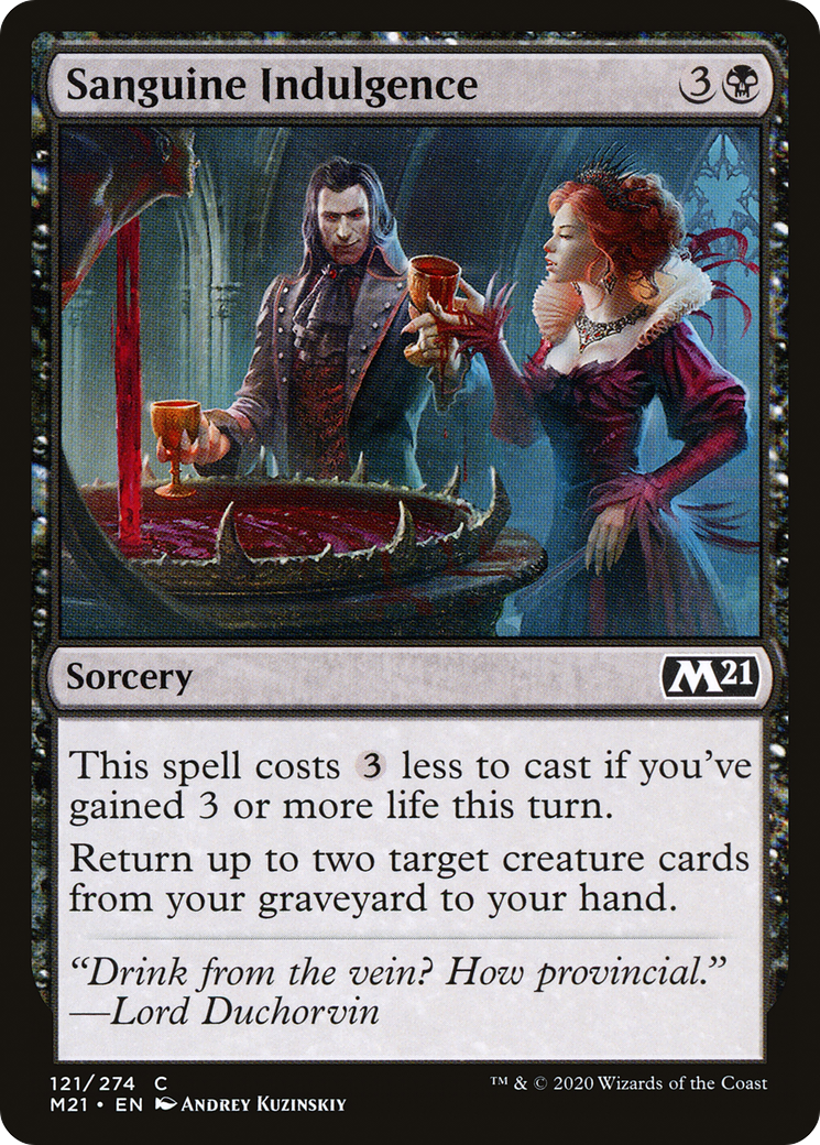 {C} Sanguine Indulgence [Core Set 2021][M21 121]