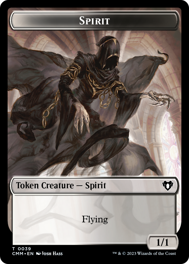 {T} Spirit // Eldrazi Scion Double-Sided Token [Commander Masters Tokens][TCMM 39//2]