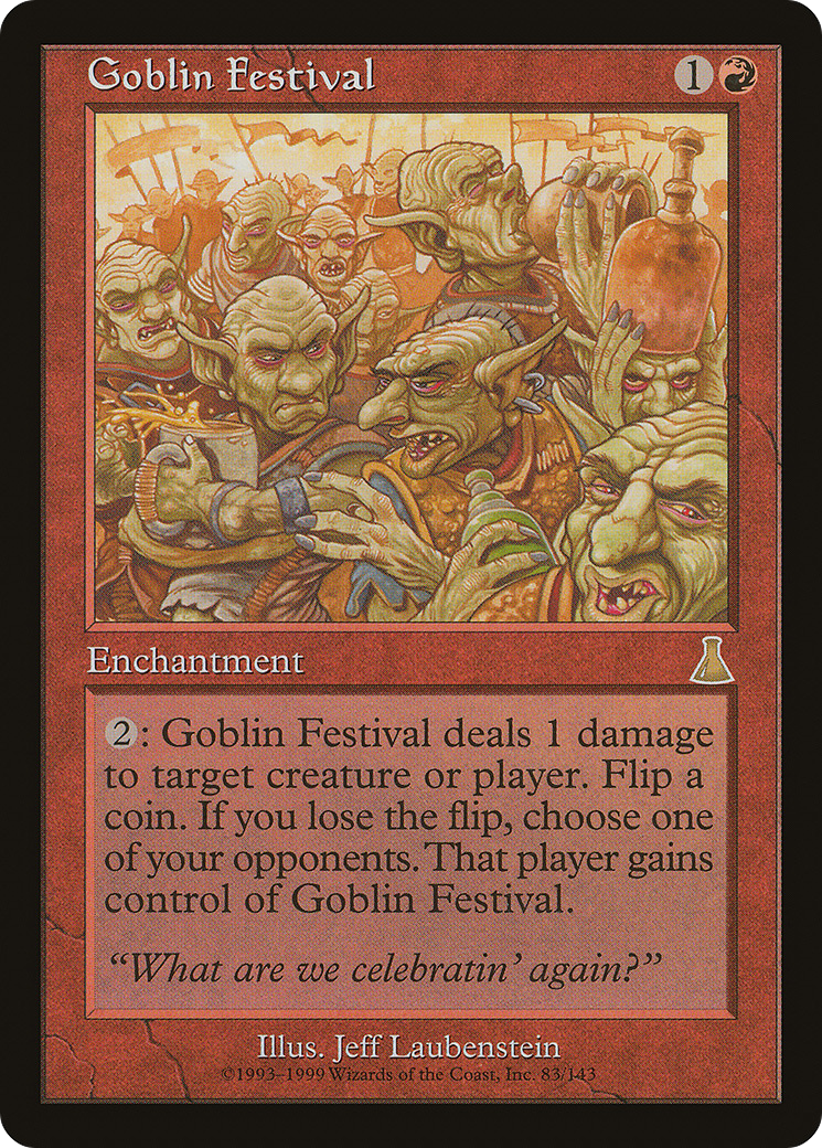 {R} Goblin Festival [Urza's Destiny][UDS 083] - Misty Mountain Games
