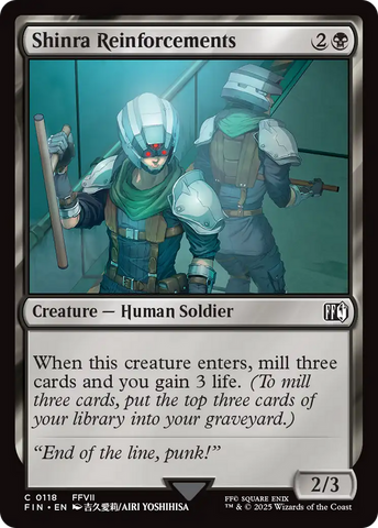 {@C} Shinra Reinforcements [FINAL FANTASY][FIN 118]