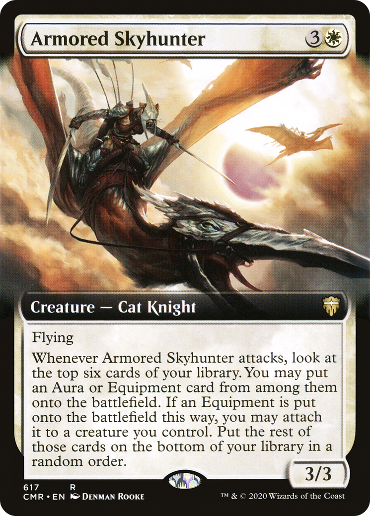 {R} Armored Skyhunter (Extended Art) [Commander Legends][CMR 617] - Misty Mountain Games