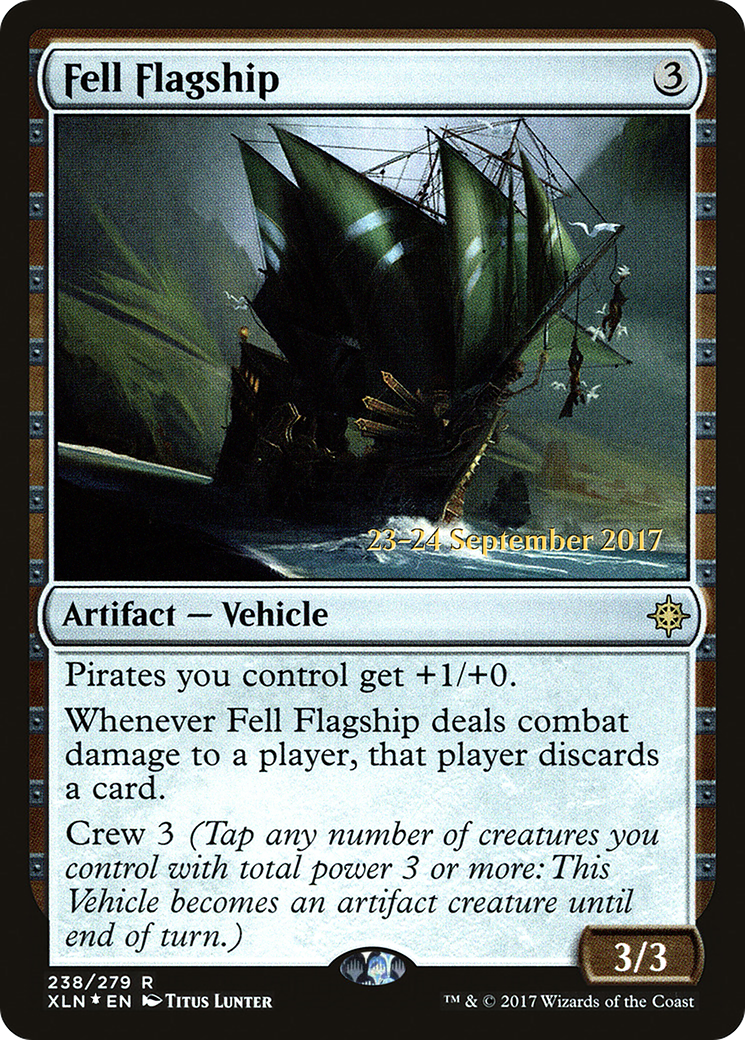 {R} Fell Flagship [Ixalan Prerelease Promos][PR XLN 238] - Misty Mountain Games