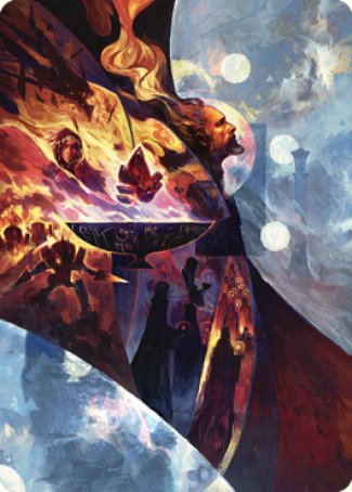 {A} Urza's Command Art Card [The Brothers' War Art Series][ABRO 031]