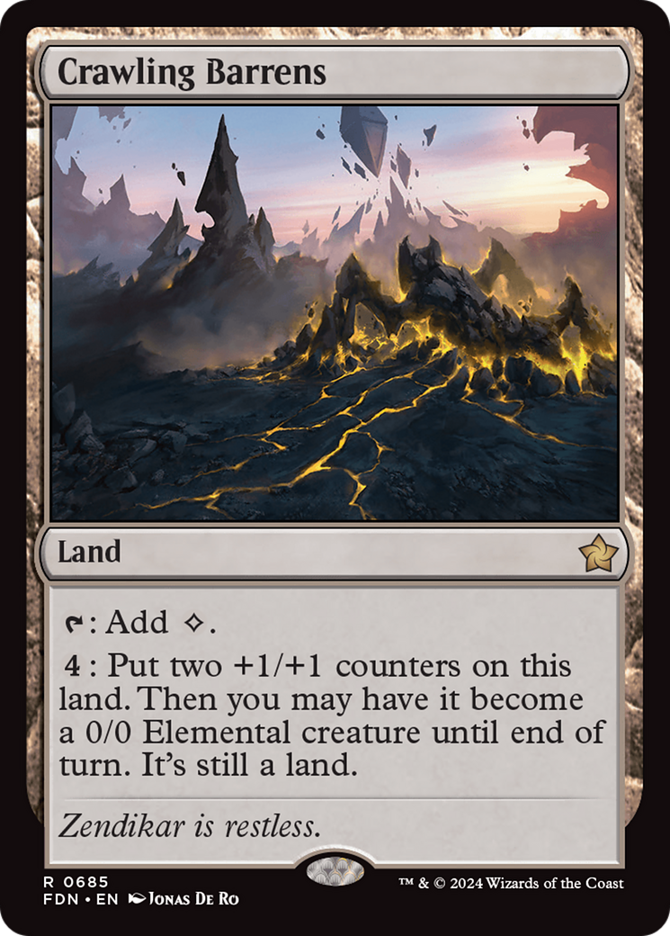 {@R} Crawling Barrens [Foundations][FDN 685]