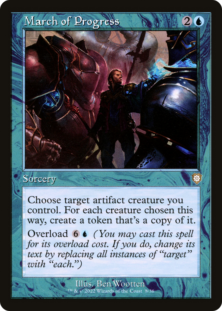 {R} March of Progress (Retro) [The Brothers' War Commander][BRC 008]