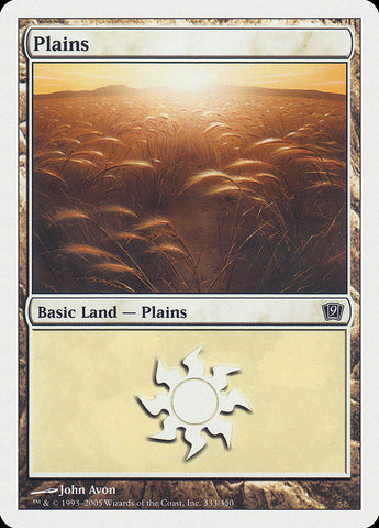 {B}[9ED 333] Plains (333) [Ninth Edition]