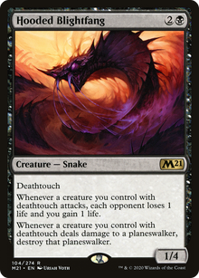 {R} Hooded Blightfang [Core Set 2021][M21 104]