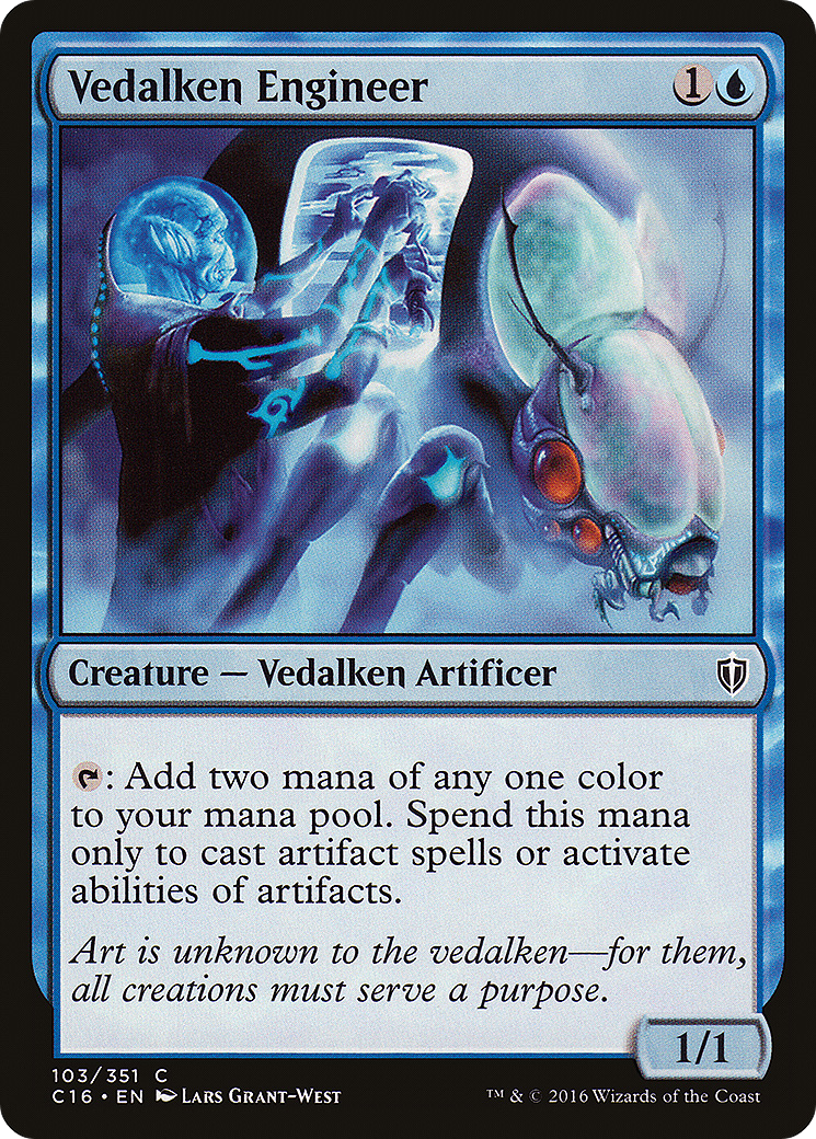 {C} Vedalken Engineer [Commander 2016][C16 103]