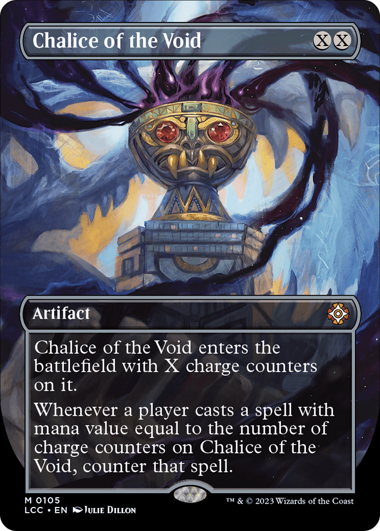 {R} Chalice of the Void (Borderless) [The Lost Caverns of Ixalan Commander][LCC 105]
