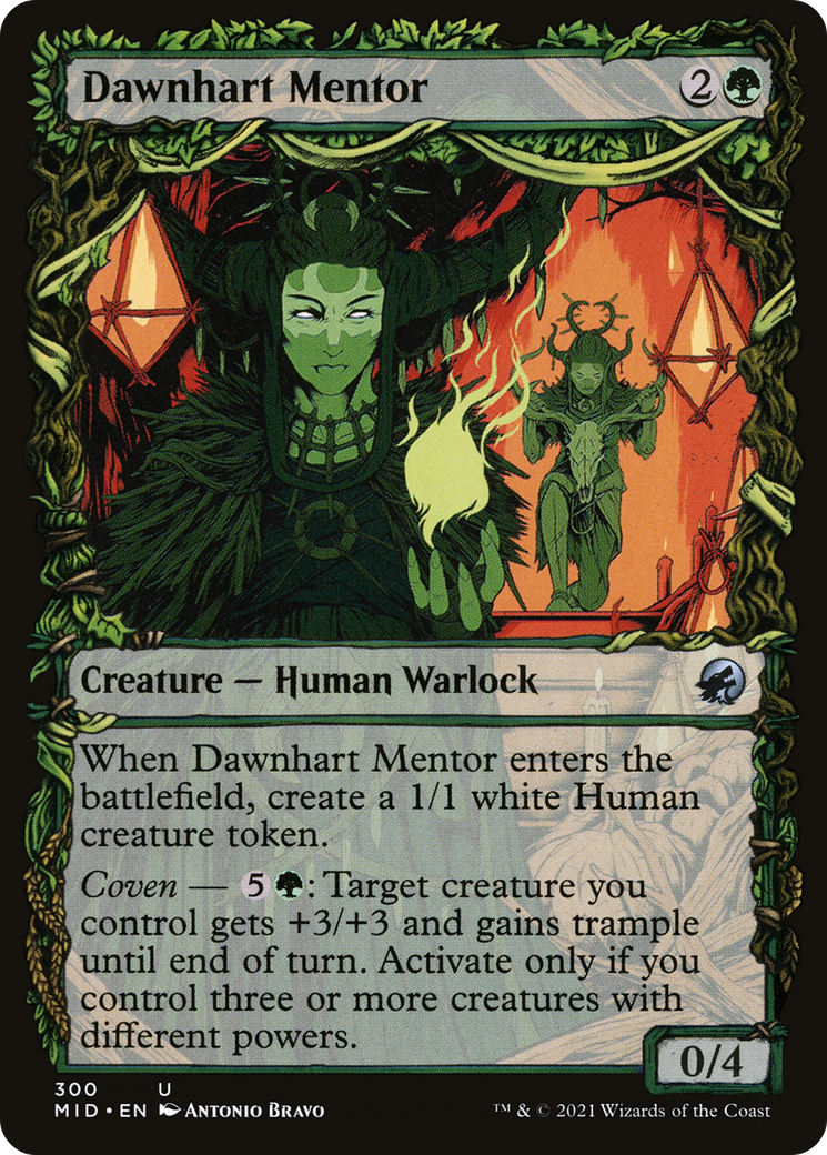{C} Dawnhart Mentor (Showcase Equinox) [Innistrad: Midnight Hunt][MID 300]