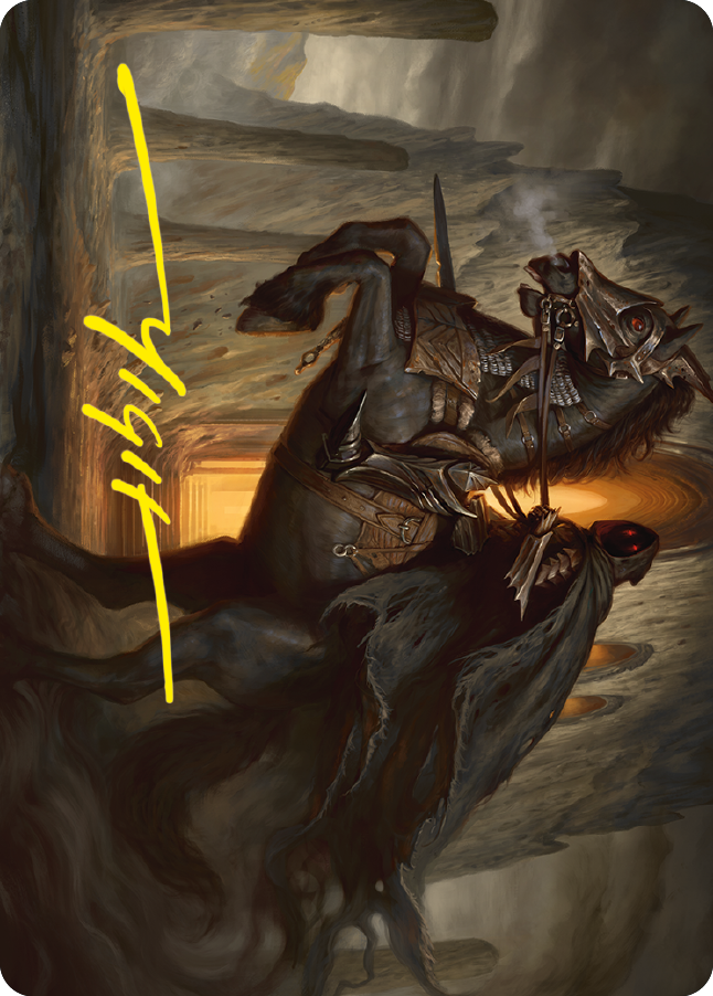 {A} Nazgul Art Card (Gold-Stamped Signature) [The Lord of the Rings: Tales of Middle-earth Art Series][GS ALTR 053]