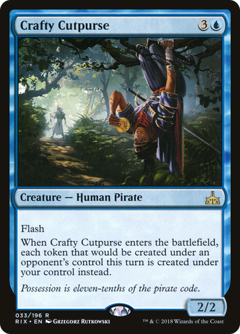 {R} Crafty Cutpurse [Rivals of Ixalan][RIX 033]