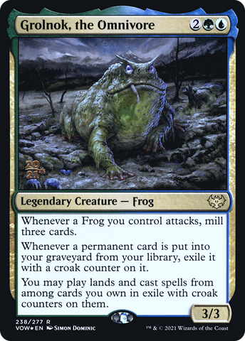 {R} Grolnok, the Omnivore [Innistrad: Crimson Vow Prerelease Promos][PR VOW 238]