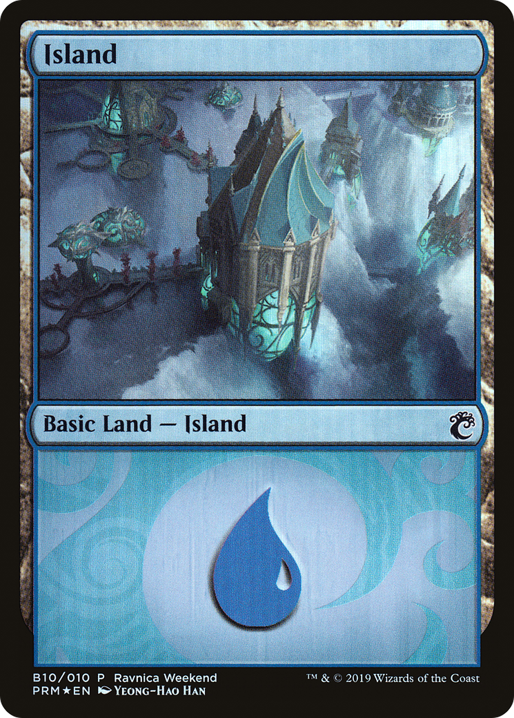 {B}[PA PRM B10] Island (B10) [Ravnica Allegiance Guild Kit]